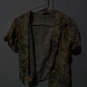 Floral Short Sleeve Blouse